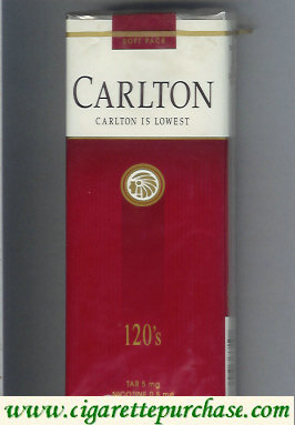 Carlton 120s cigarettes lowest Filter